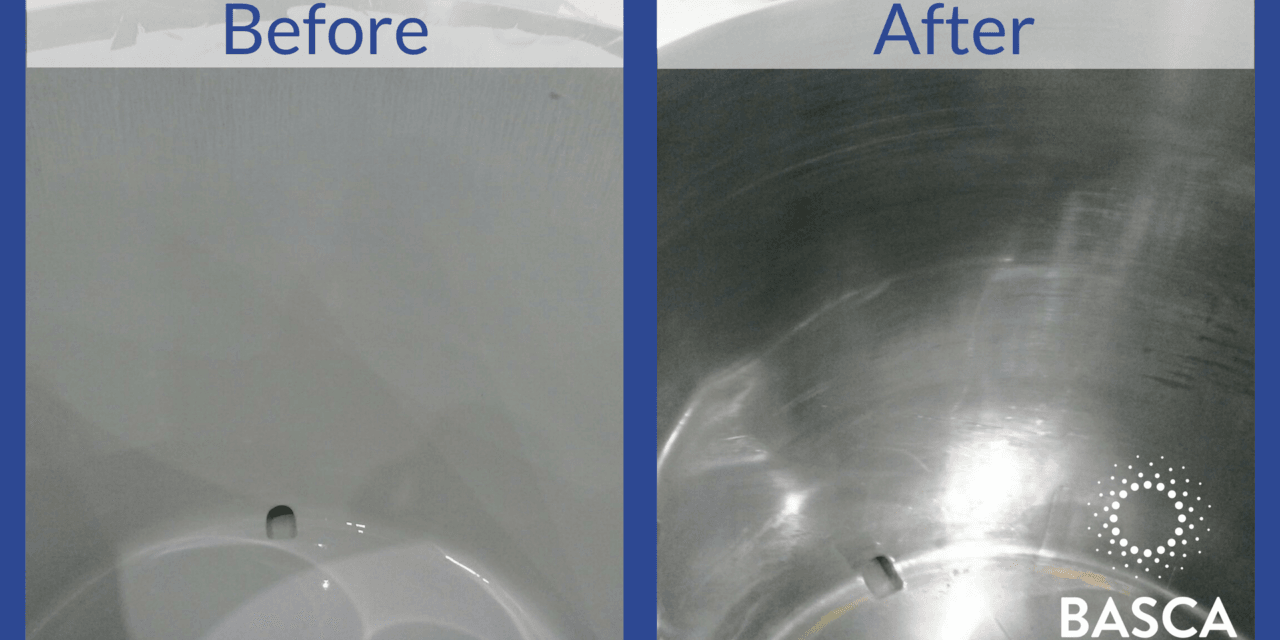 Basca Washing Machine to Clean Stainless Steel Mixing Tanks and IBC
